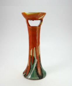 Laborcz Mónika vintage kerámia gyertyatartó