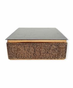 MAPSA svájci szerkezetű iparművész vörösréz zenélő doboz