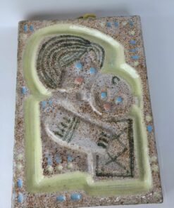 Zsolnay pirogránit falikép - Fürtös György