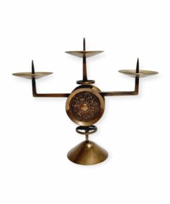 Szabó Gyula réz gyertyatartó