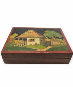 Kézzel festett ékszerdoboz