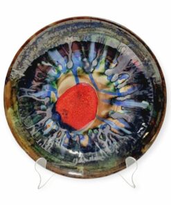 Városlődi kerámia dísztál