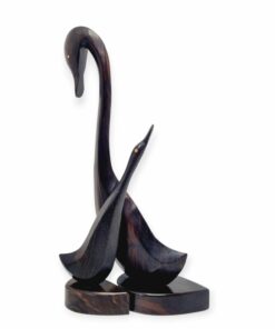 Páros hattyú figura