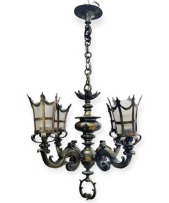 Antik flamand bronz csillár