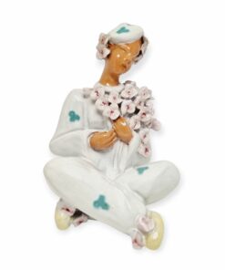 H Rahmer Mária kerámia szobor, Kimonós lány cseresznyevirággal