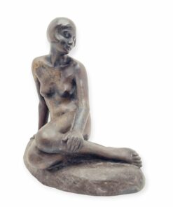 Szecessziós női akt szobor