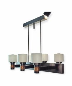 Vintage magyar Iparművész vörösréz csillár