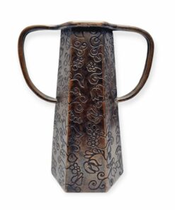 Vörösréz füles váza