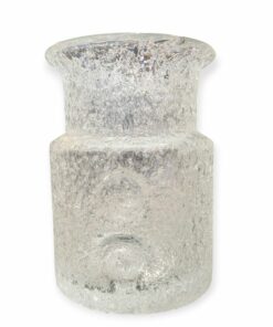 Vintage / Retro repesztett design üveg váza, 1960's