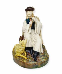 RITKA Zsolnay furulyázó juhász, Izsó Miklós szobrász tulajdona