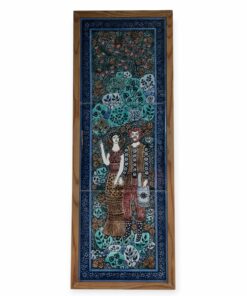 Vén Edit kerámia falikép