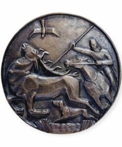 Olcsai Kiss Zoltán , Vadászati kiállítás bronz plakett