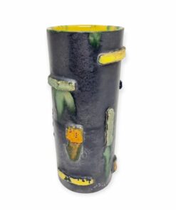 Kerámia váza geometrikus dekorral