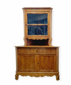 Vitines biedermeier sarokszekrény XIX.sz. vége