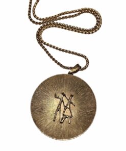 Vintage iparművész nyaklánc medállal