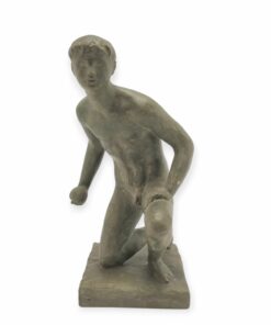 Pató Róza: Labdadobó c. terrakotta szobor