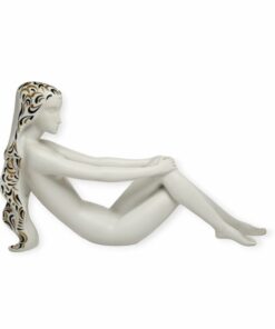 Royal Dux Bohemia porcelán akt figura