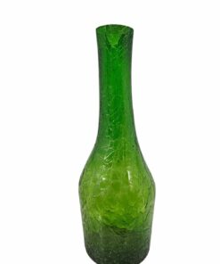 Vintage olasz design zöld üveg padlóváza