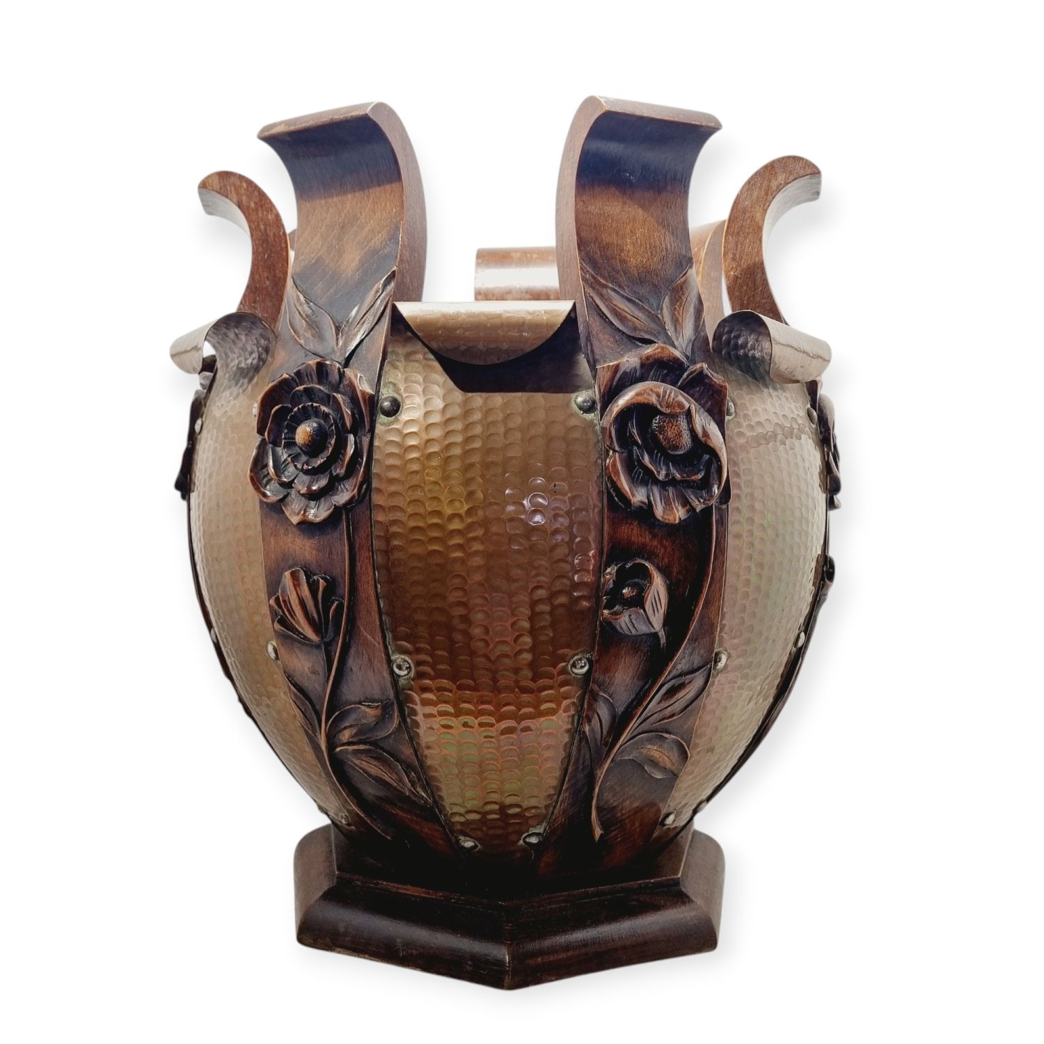 Pierre Lansalot (1919/1989) nagyméretű francia art deco kaspó